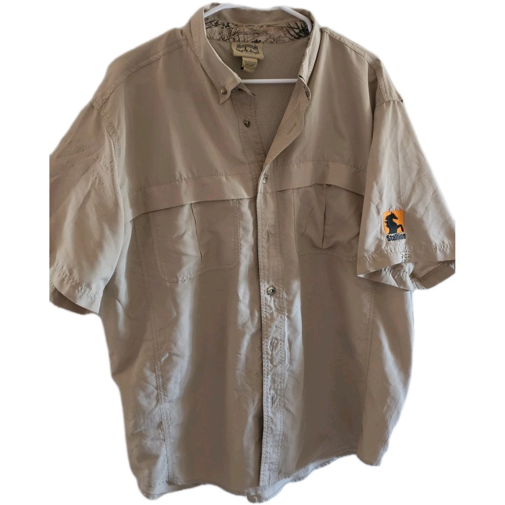 GameGuard Outdoors Micro Fiber Shirt‎ Short Sleeve Vented Game Guard 1083 Mens L